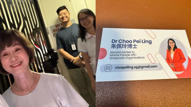 转战蔡厝港？行动党新人朱佩玲随许连碹走访居民
