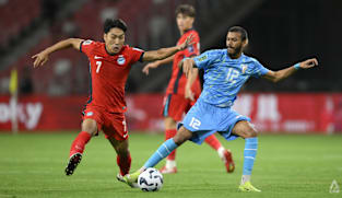 Football: Singapore held by 10-man India in third round of Asian Cup qualifiers