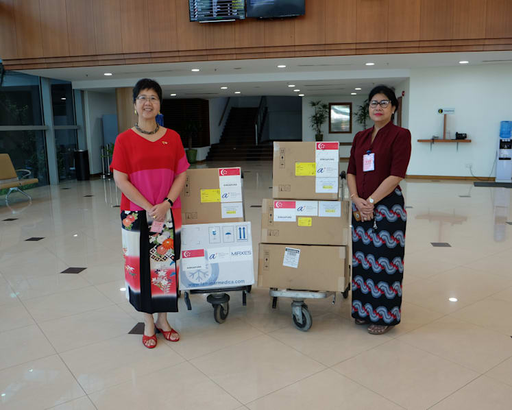 Covid-19: Singapore sends medical supplies to Myanmar to boost detection efforts