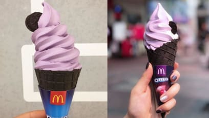 Will This Purple Sweet Potato Ice Cream Oreo Cone From McDonald’s Hong Kong Come To Singapore?
