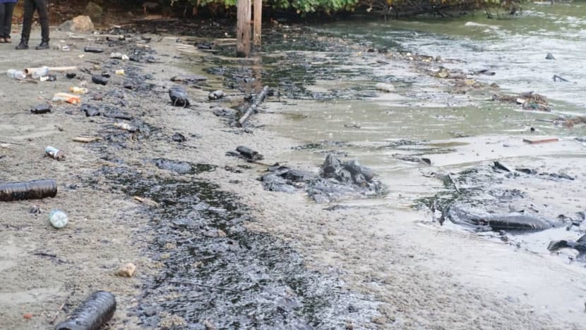 Malaysia’s Johor starts coastal clean-up following reported spread from Singapore oil spill Malaysia’s Johor starts coastal clean-up following reported spread from Singapore oil spill