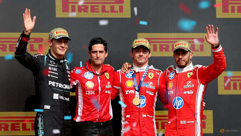 Leclerc wins British GP as F1 leader Antonelli fails to score