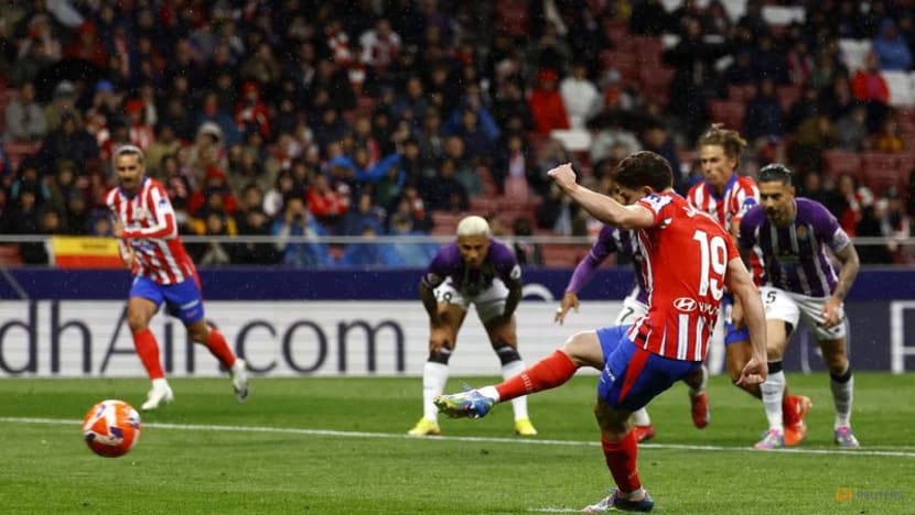 Alvarez double helps Atletico to 4-2 win over bottom club Valladolid