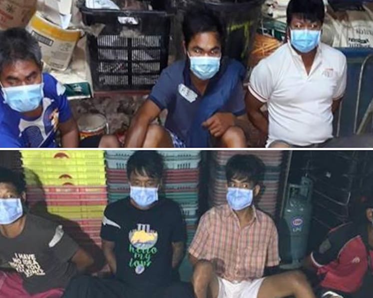 7 Myanmar nationals found in makeshift shelters; arrested for working in S’pore without valid work passes