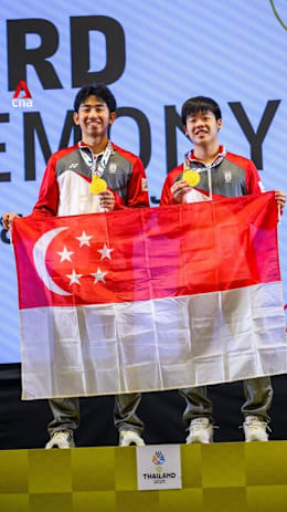 SEA Games 2025: Singapore’s Koen Pang and Izaac Quek take table tennis gold in men’s doubles