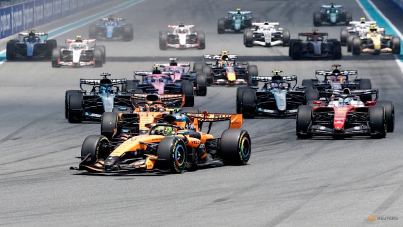 Norris wins Miami sprint in McLaren one-two