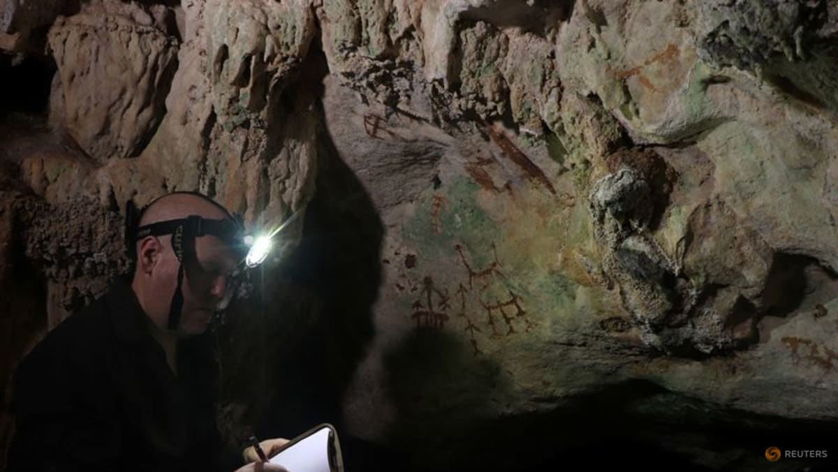 Hand stencil in Indonesian cave seen as the oldest-known rock art