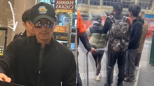 网友澳大利亚巧遇谢霆锋　大儿子Lucas也在身旁