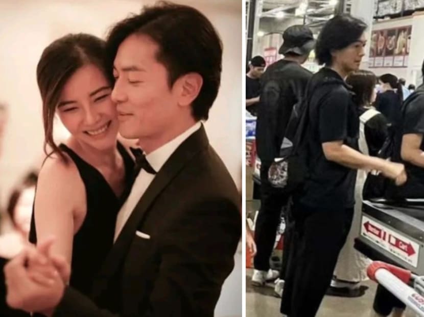 Ekin Cheng & Yoyo Mung spotted shopping for groceries in Japan