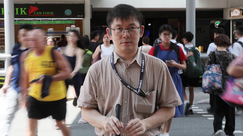 What one man is teaching Singaporeans about living with the visually impaired