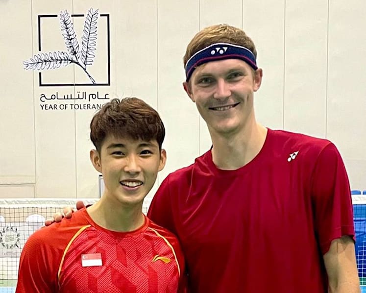 'I didn't want to miss this': Singapore's Loh Kean Yew on training with Olympic badminton champ Axelsen