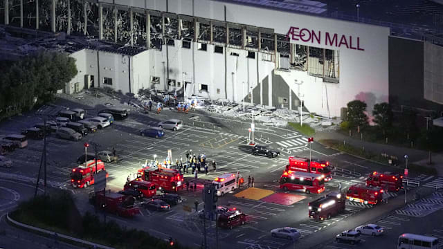 熊本商场爆炸坍塌四人送院 警方称约20至30名员工失联