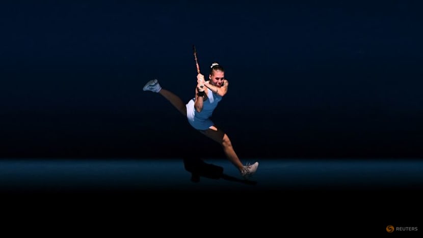 Ukraine's Oliynykova finds joy in Grand Slam debut despite first-round loss