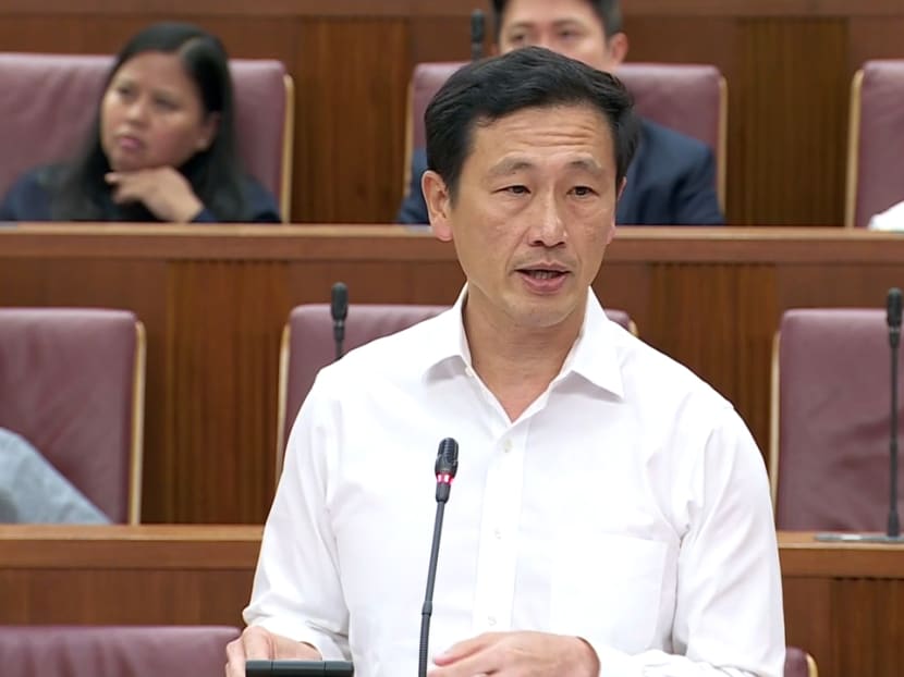 Health Minister Ong Ye Kung speaking in Parliament on April 20, 2023. Health Minister Ong Ye Kung speaking in Parliament on April 20, 2023.