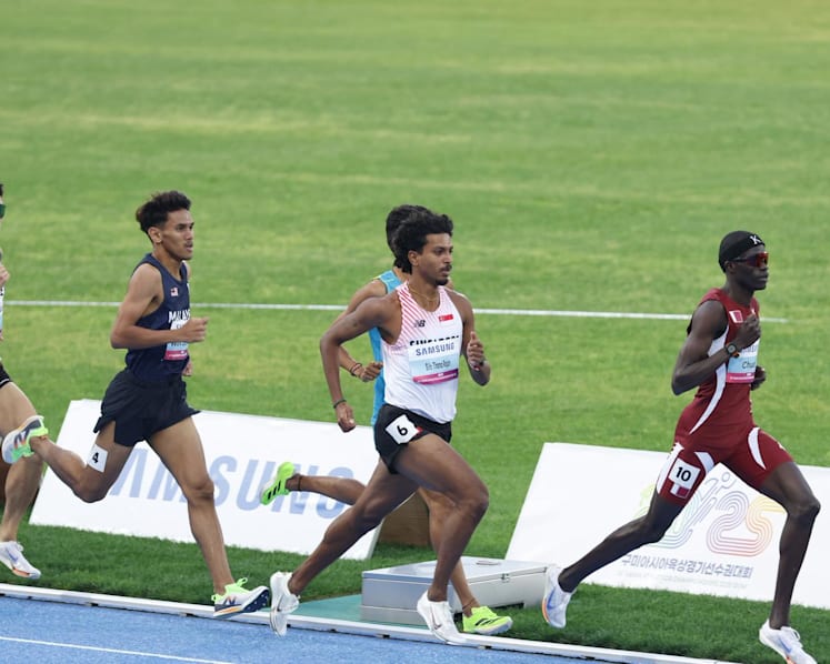 Singapore's Thiruben breaks 38-year-old 800m national record at Asian Athletics Championships