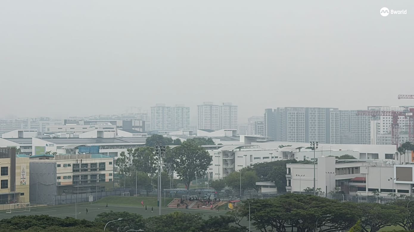 淡滨尼烟霾情况。（图：关美玲）