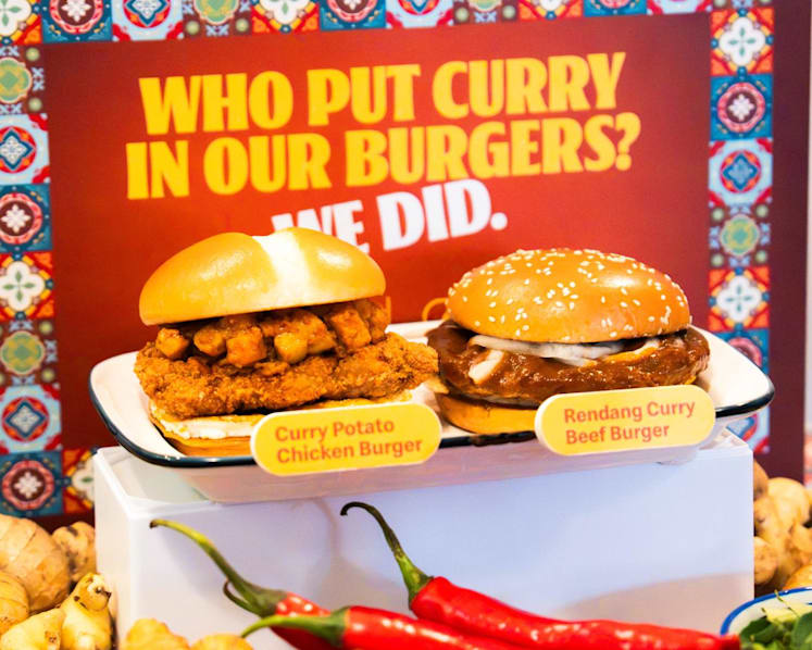 McDonald’s Singapore and Old Chang Kee collaborate on curry burgers this National Day
