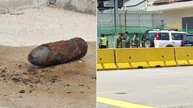 加东一带发现二战遗留下的炮弹