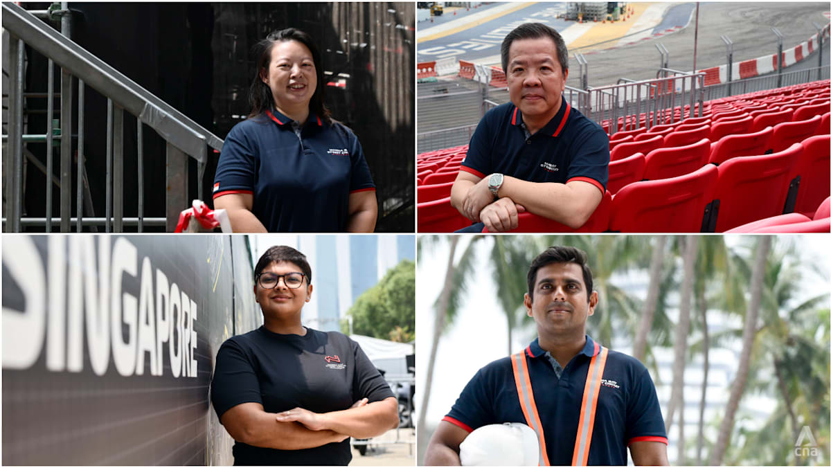 What does the team behind the Singapore F1 race do beyond the three-day race weekend?