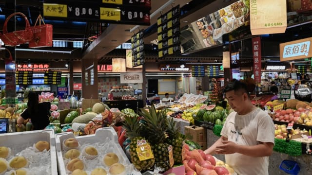 中国8月份消费价格指数写下半年来新高