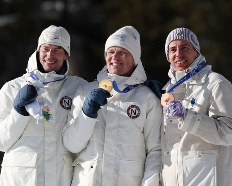 Biathlon-Trio battle it out for unique honour in Olympic race - not finishing last