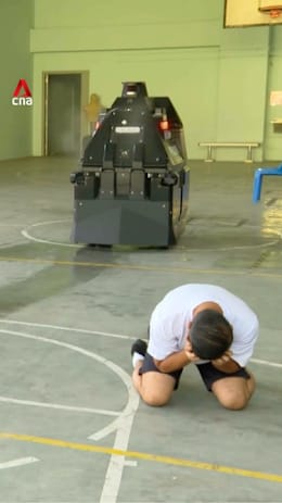 Singapore prisons unveil autonomous robot for patrols and incident response