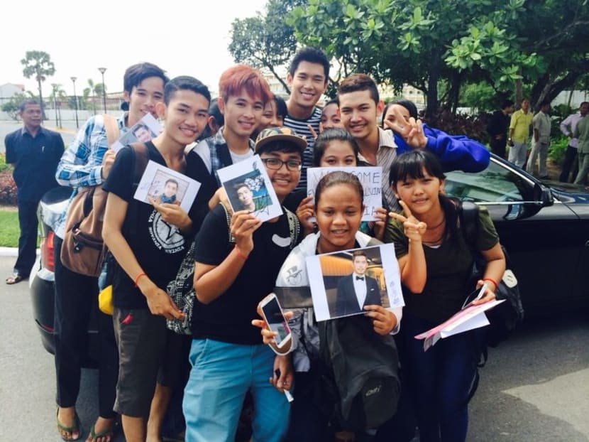 Elvin Ng films in Cambodia