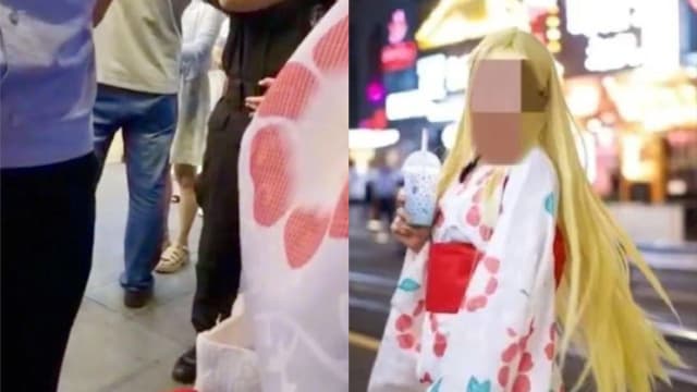 女子苏州街道穿和服拍照 遭警方以寻衅为由带走
