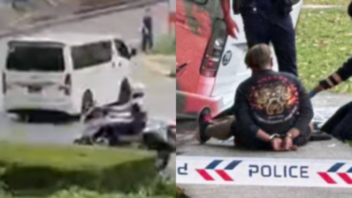 Traffic police officer injured while chasing van in Choa Chu Kang; driver arrested