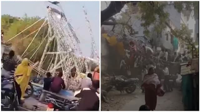 印度嘉年华海盗船倒塌 14学生坠落受伤