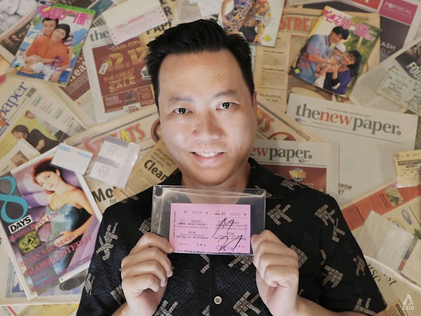 He kept what we threw away – a slice of Singapore history through movie tickets, newspapers, payphone cards He kept what we threw away – a slice of Singapore history through movie tickets, newspapers, payphone cards