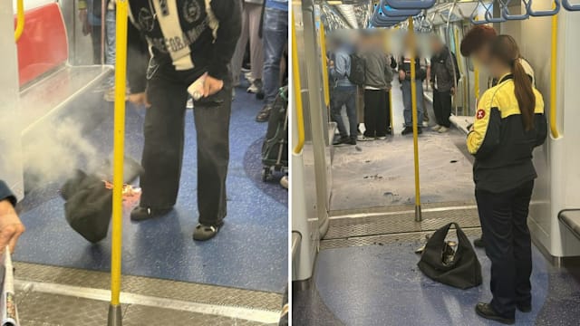 香港地铁车厢发生充电宝着火事件 约400人被疏散