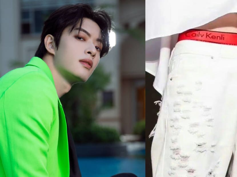 Chinese idol begs fans to stop making fun of him after he is seen wearing fake Calvin Klein underwear