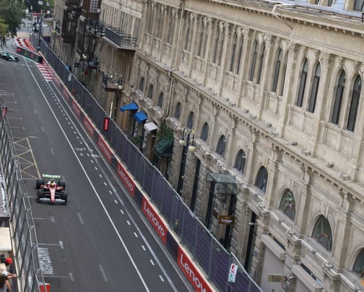 Hamilton hails Ferrari progress after Baku practice one-two
