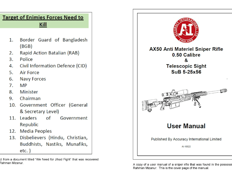 Detainees’ hit list includes military, govt officials