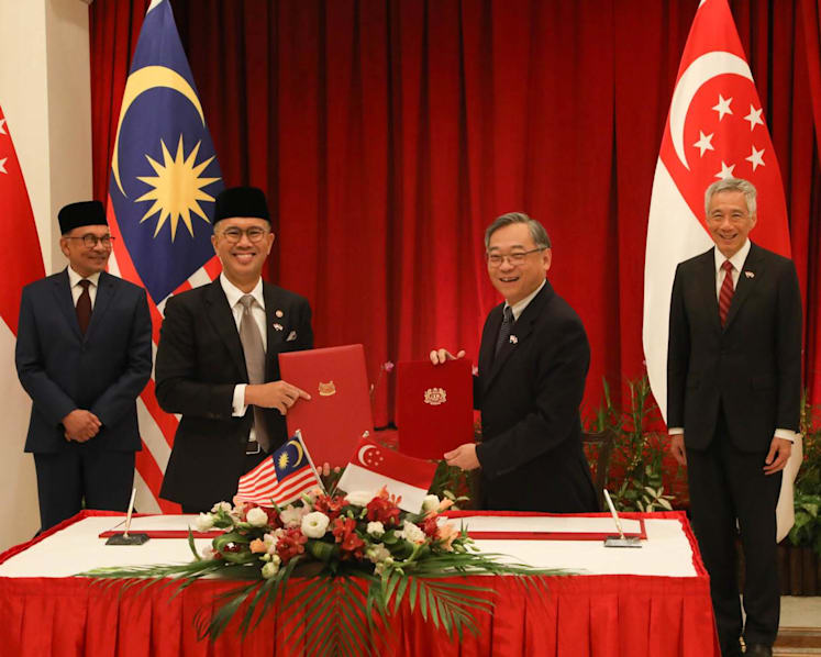 Digital, green economy cooperation among agreements signed during Malaysia PM Anwar's visit to Singapore