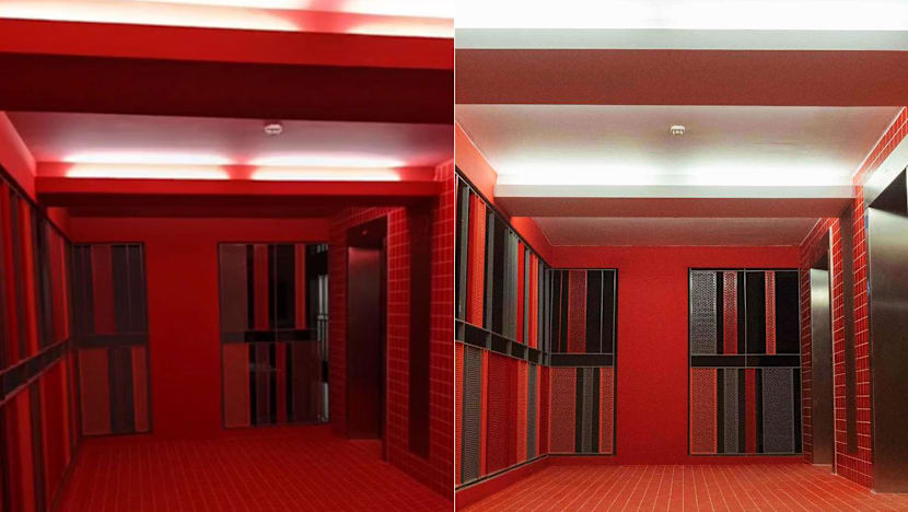 'Horror movie set' or 'outstanding design'? Tampines BTO residents have mixed views on vivid colour schemes in common areas