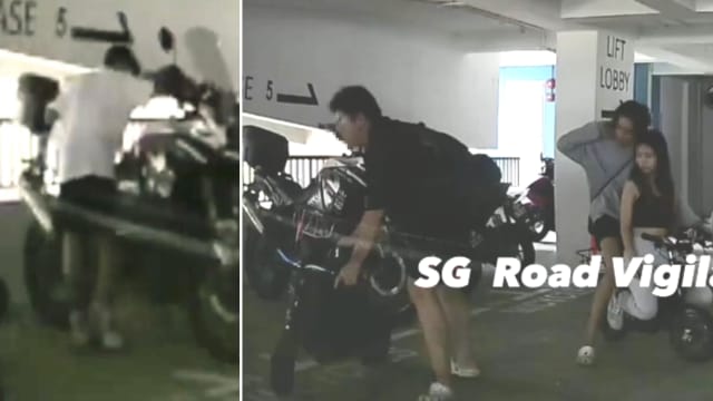 疑在停车场找未锁车辆下手 四名年轻男女作案过程被拍