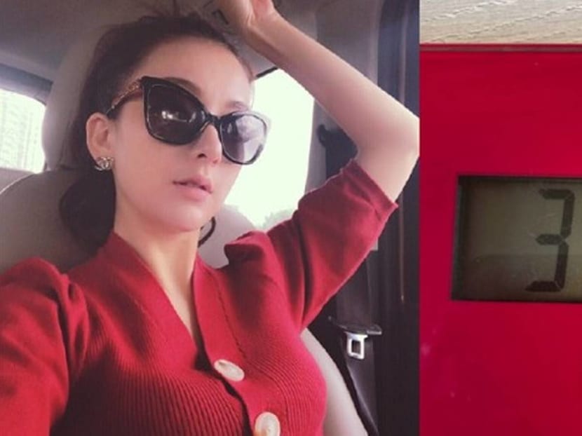 Aaron Kwok's Reportedly Pregnant Wife Moka Fang Shows Off Her 39kg Weight