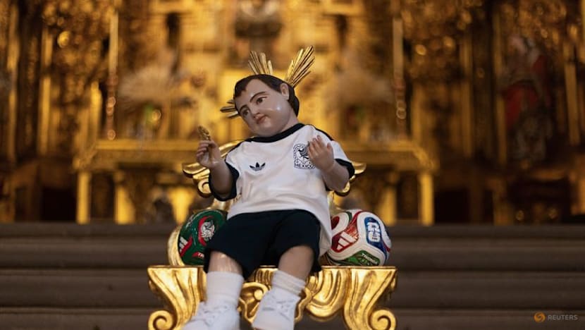 Praying for a World Cup miracle? Fans flock to baby Jesus in Mexico kit