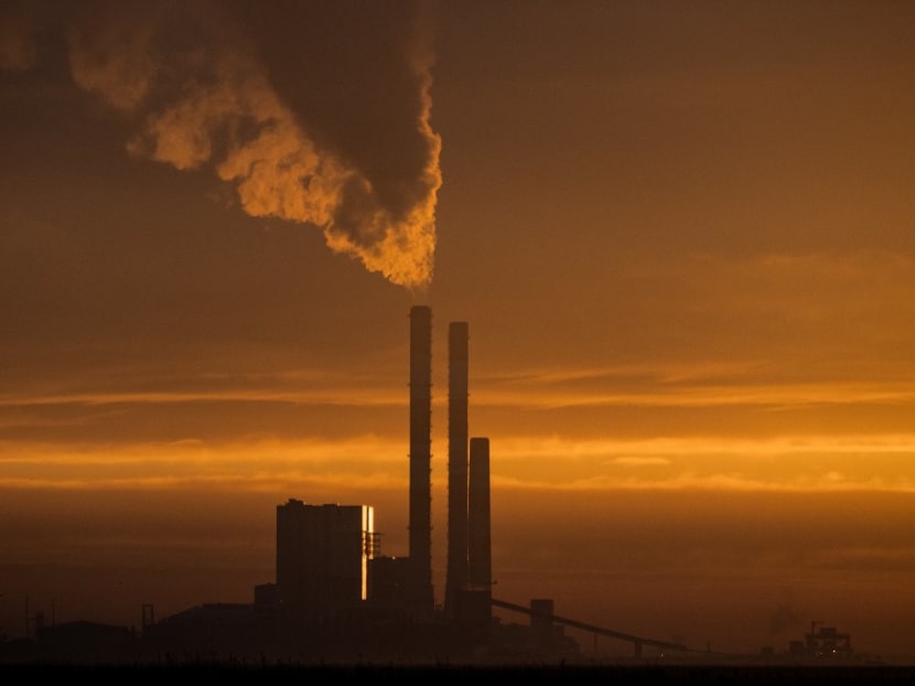 This picture taken in Cordemais Lavau-sur-Loire, western France on Jan 11, 2022 shows the sun rising over coal-fired powerplant of French multinational electric utility company EDF. This picture taken in Cordemais Lavau-sur-Loire, western France on Jan 11, 2022 shows the sun rising over coal-fired powerplant of French multinational electric utility company EDF.