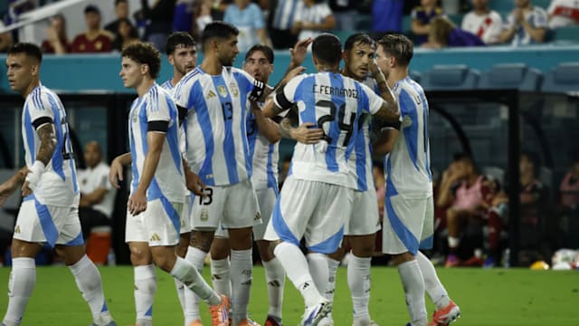 国际足球友谊赛：阿根廷1比0战胜委内瑞拉