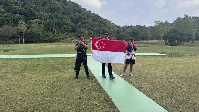 刘江豪在男子单人双向飞碟赛夺金 为我国射击队拿下本届东运首金