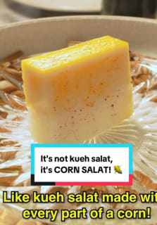 The Coconut Club's 'new-gen Singaporean' concept, Belimbing, serves well-loved local dishes with interesting twists! Like kueh salat, which head chef Marcus Leow has turned into yummy Corn Salat, made with every part of an ear of corn! #8dayseatrestaurant #8dayseat #belimbing #sgfood 