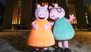 Peppa Pig's parents hold gender reveal party for new baby