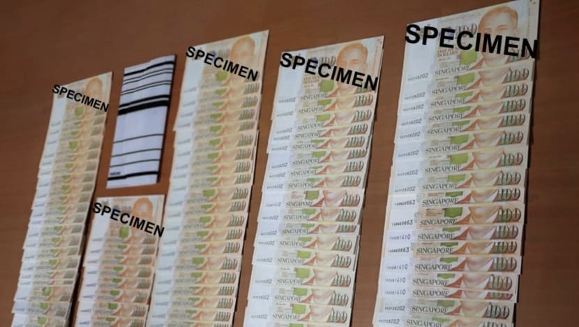 Police seize S$17,500 in fake currency; 3 men nabbed, 1 to be charged