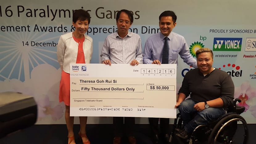 Yip Pin Xiu, Theresa Goh bank S$450k for Paralympic feats