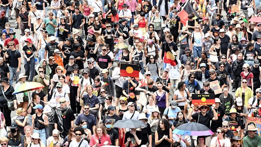 Australia says attempted bombing of national day protest was act of terror