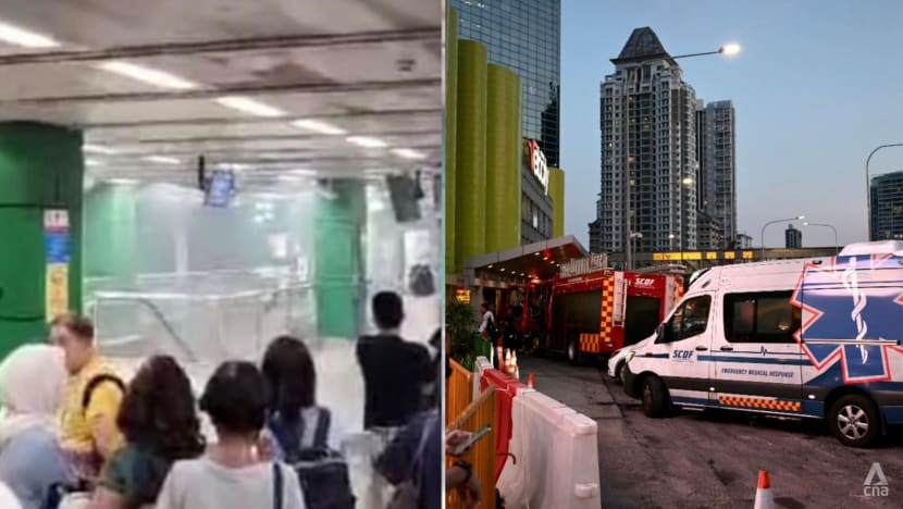 Train services resume at Novena, about two hours after MRT station was shut due to smoke