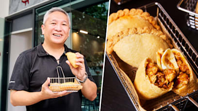 Shy curry puff uncle ‘paiseh’ about TikTok fame, needs to ‘drink beer’ before filming videos promoting cafe